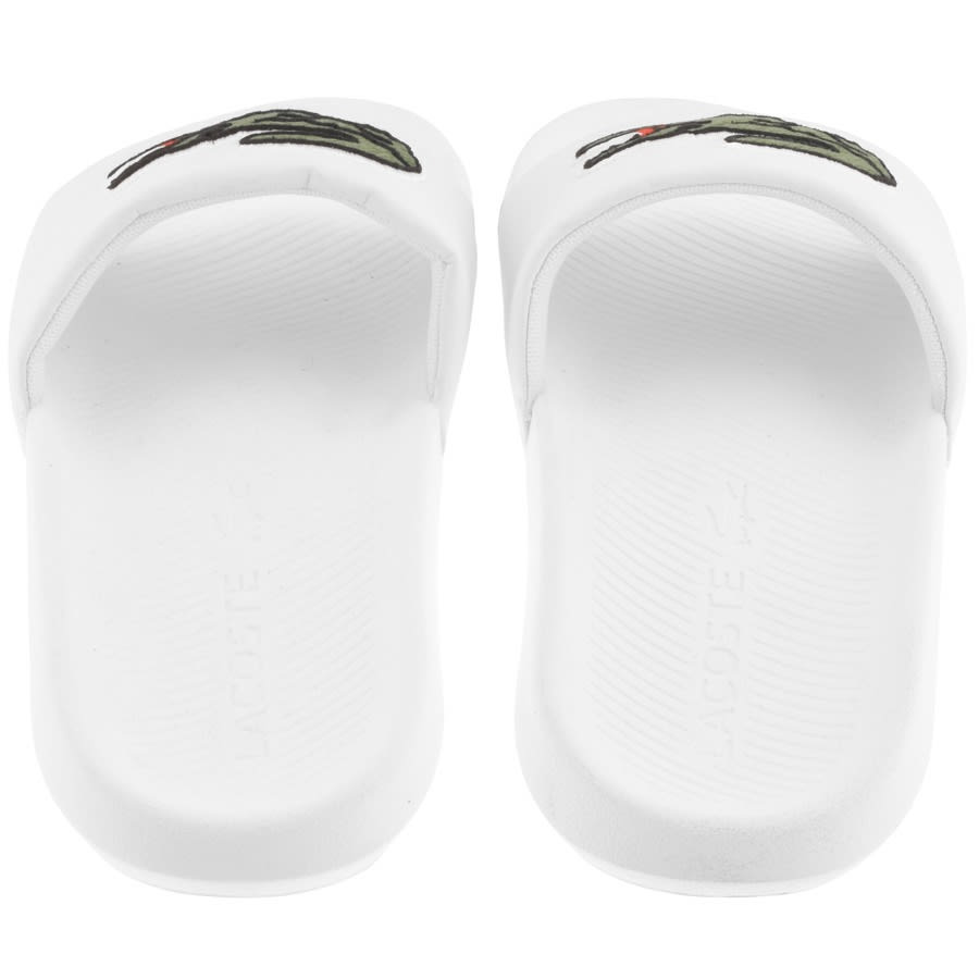 Alternative Image for ProductLacoste Croco Sliders White3